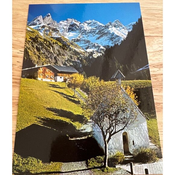 Vintage Postage Serene Place In Den Allgauer Alpen Land Sku 0330 - Picture 2 of 5